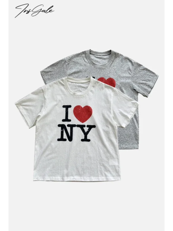 tw-11134207-7rbk3-m8yc1dx6pbl278 InsGale 25SS 復古I LOVE NY 紀念標語 短袖T