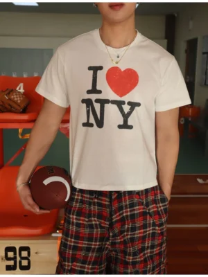 tw-11134207-7rbk7-m8yc1dx6nx0me6 InsGale 25SS 復古I LOVE NY 紀念標語 短袖T