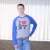 O1CN01e16LXg1PIh8GTbF7y__1032861818 InsGale 25AW 星星點點撞色I LOVE NY長袖T